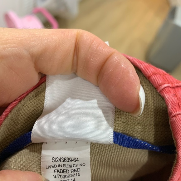 Gap The lived in slim chino in faded red Sz 31 - Picture 8 of 8